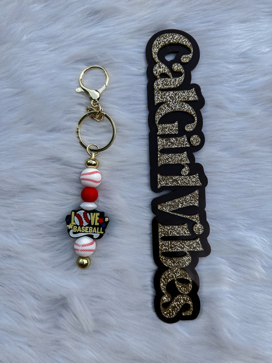 Baseball Keychain